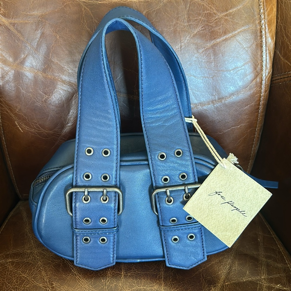 Free People Say Yes Bag *Blue - Picture 6 of 16